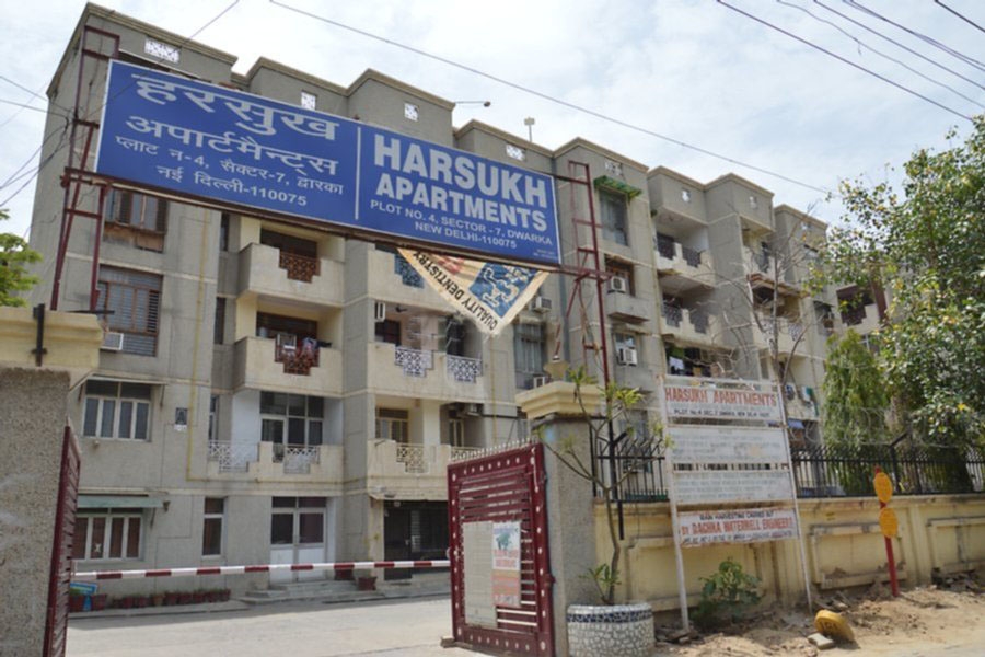 3 Bhk flat in Harsukh Apartment  Sector 7 