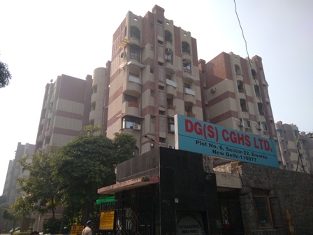 3 bhk flat for sale in DGS Apartment sector 22 Dwarka Delhi