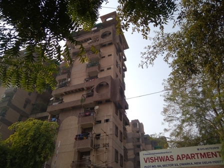 3 bhk flat for sale in Vishwas Nagar Apartments